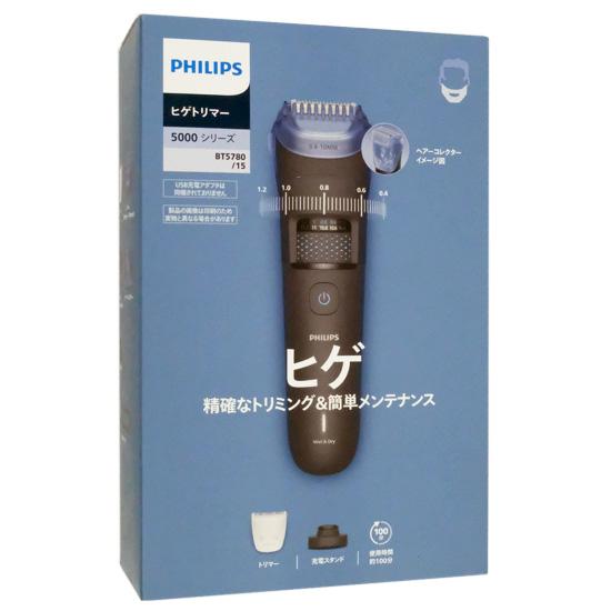 PHILIPS　ヒゲトリマー BT5780/15　ブラック