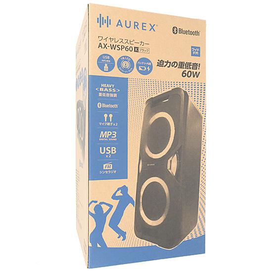 東芝　ワイヤレススピーカー AUREX　AX-WSP60(K)　ブラック