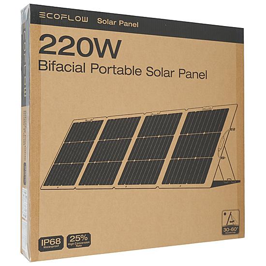 EcoFlow　両面ソーラーパネル 220W Gen2　EFSOLAR220W-N