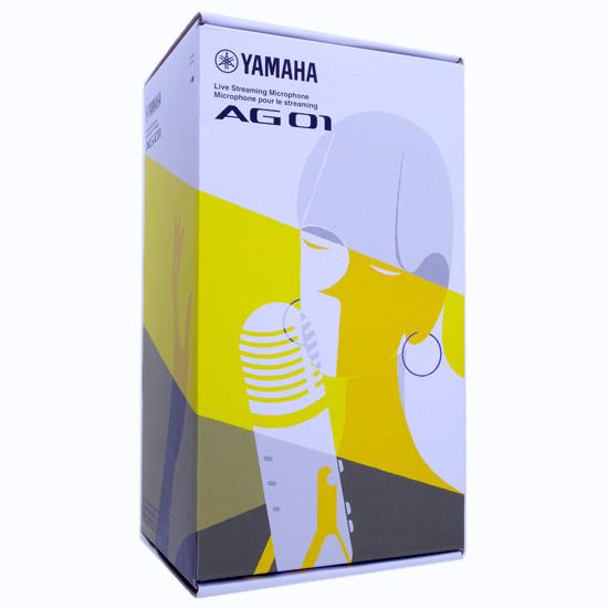 YAMAHA　ライブストリーミング マイクロフォン　AG01　ホワイト