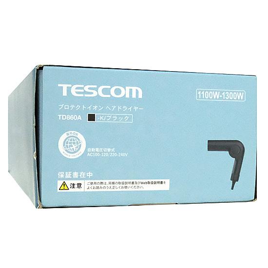 テスコム　プロテクトイオン ヘアドライヤー　TD860A-K　ブラック