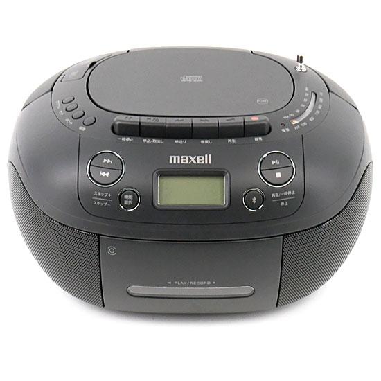 maxell　Bluetooth対応CDラジオカセットレコーダー　MXCR-200　ブラック