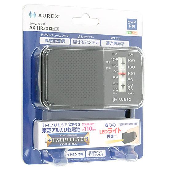 TOSHIBA　ホームラジオ AUREX　AX-HR20(K)　ブラック