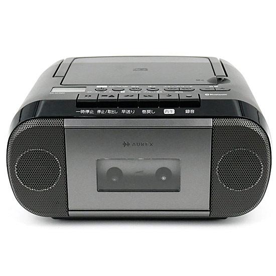TOSHIBA　CDラジオカセットレコーダー AUREX　AX-KCR80(K)　ブラック