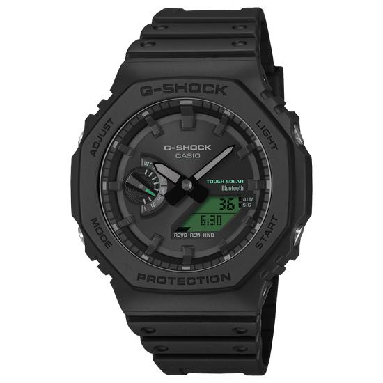 CASIO　腕時計 G-SHOCK BLACK AND ELECTRO GREEN　GA-B2100BEG-1AJF