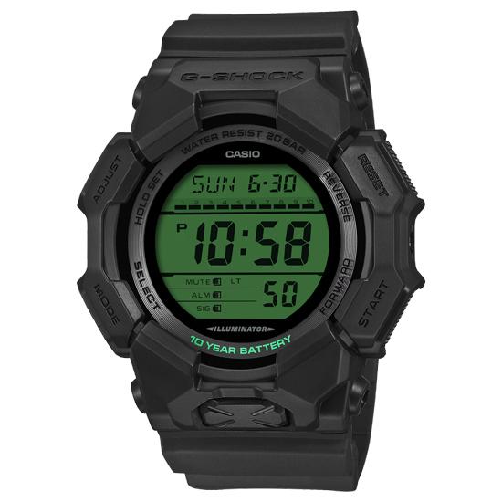 CASIO　腕時計 G-SHOCK BLACK AND ELECTRO GREEN　GD-010BEG-1JF