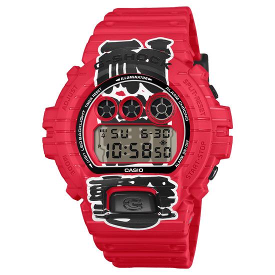 CASIO　腕時計 G-SHOCK 赤提灯デザインモチーフ　DW-6900AKA-4JR