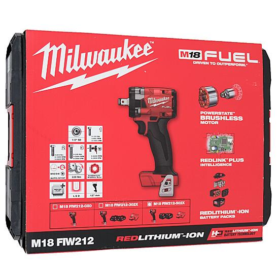 ミルウォーキー　M18 FUEL 1/2インチ 340Nm インパクトレンチセット　M18 FIW･･･