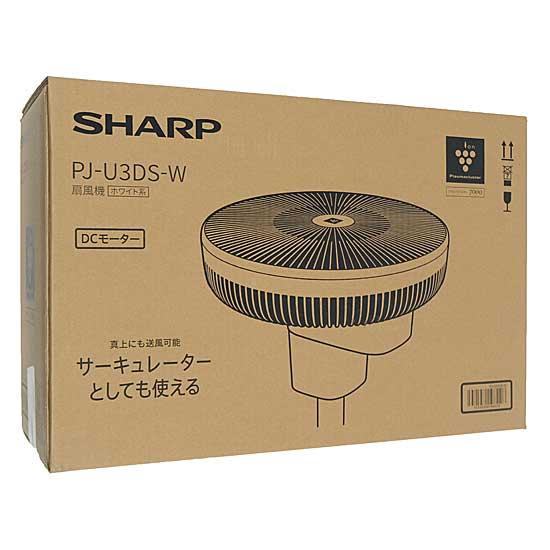 SHARP　プラズマクラスター扇風機　PJ-U3DS-W　ホワイト