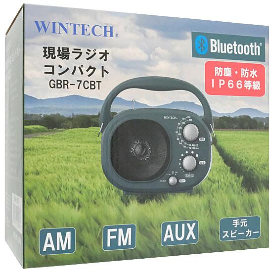 WINTECH　防滴防塵現場ラジオコンパクト GBR-7CBT