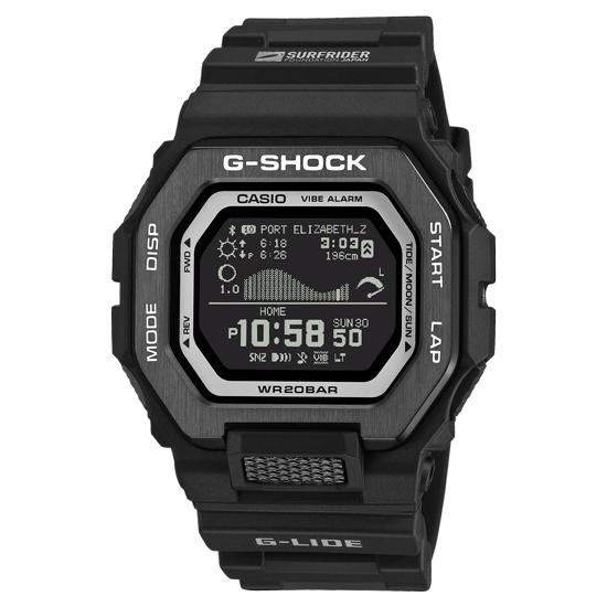 CASIO　腕時計 G-SHOCK G-LIDE SURFRIDER FOUNDATION JAPAN コラボレーションモデル　GBX-100SFJ-1JR 商品画像1：オンラインショップ　エクセラー