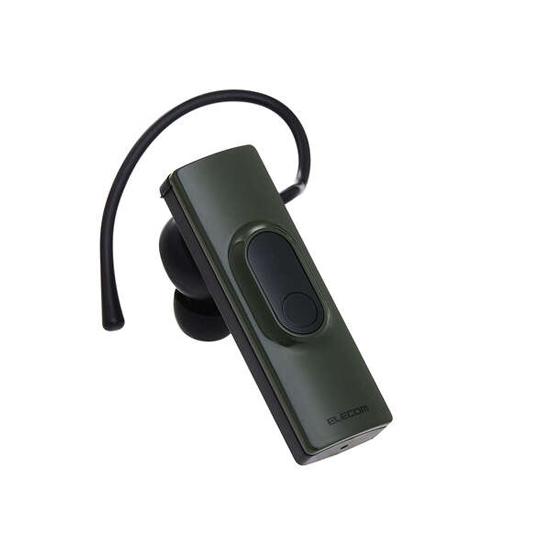 ELECOM　Bluetoothワイヤレスヘッドセット　LBT-HSC11MPGN　カーキ
