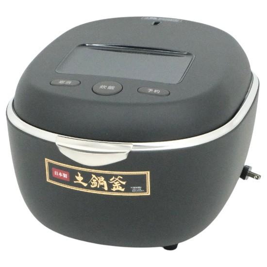 TIGER　土鍋圧力IHジャー炊飯器 土鍋ご泡火炊き 5.5合炊き　JRT-A100-KS　墨･･･