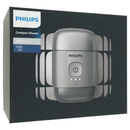 PHILIPS　コンパクトシェーバー 500シリーズ　S592/05　メタリックグレー
