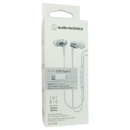 audio-technica　USB Type-C用イヤホン　ATH-CKD30C WH　ホワイト