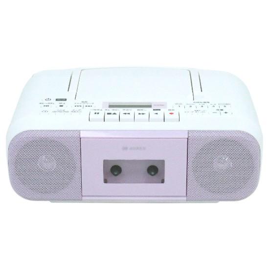 TOSHIBA　CDラジオカセットレコーダー AUREX　AX-KCR60(P)　ピンク