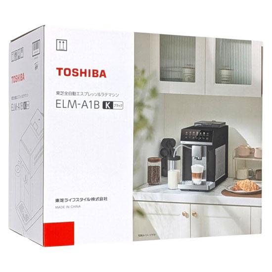 TOSHIBA　全自動エスプレッソ＆ラテマシン　ELM-A1B(K)　ブラック