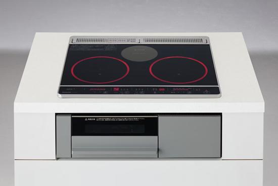 Panasonic　ビルトインIHクッキングヒーター　KZ-J1H6AS　ブラック/グレー