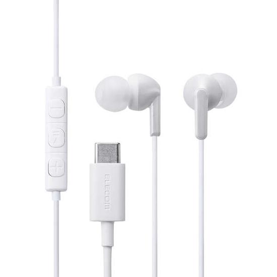ELECOM　マイク付き 有線イヤホン USB Type-C カナル型　EHP-DF19CMWH　ホワ･･･
