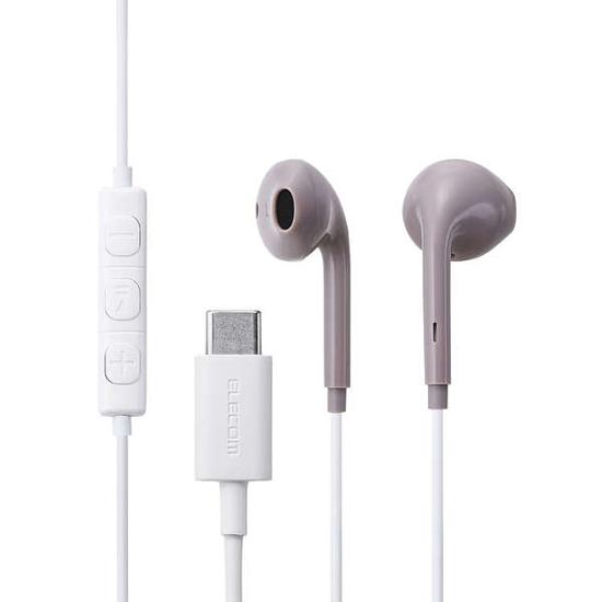 ELECOM　マイク付き 有線イヤホン USB Type-C インナーイヤー型　EHP-DF18IMP･･･