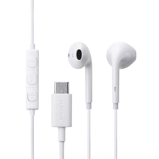 ELECOM　マイク付き 有線イヤホン USB Type-C インナーイヤー型　EHP-DF18IMW･･･