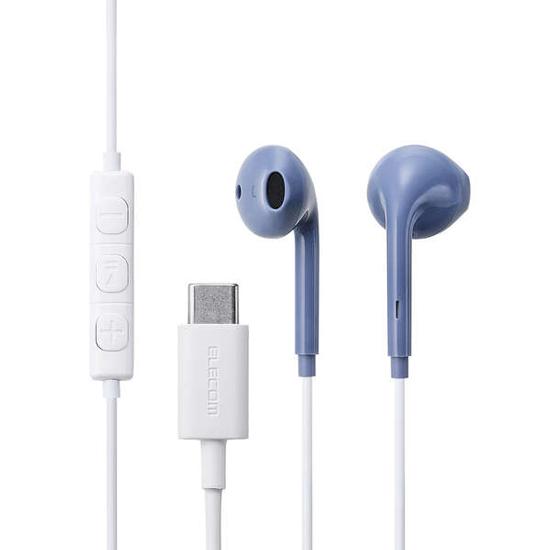 ELECOM　マイク付き 有線イヤホン USB Type-C インナーイヤー型　EHP-DF18IMB･･･