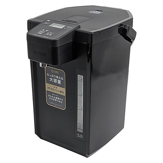 TIGER　VE電気まほうびん とく子さん 5L　PIX-A500-K　ブラック