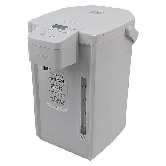TIGER　マイコン電動ポット 5.3L　PDX-A530-W　ホワイト