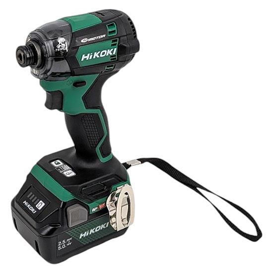 HiKOKI　充電式インパクトドライバー 18V　WH18DC (2XPZ)　アグレッシブグリ･･･