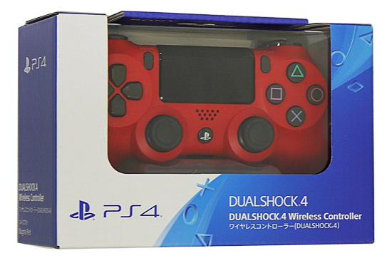 SONY　ワイヤレスコントローラー DUALSHOCK4　マグマ・レッド　CUH-ZCT2J11 商品画像1：オンラインショップ　エクセラー