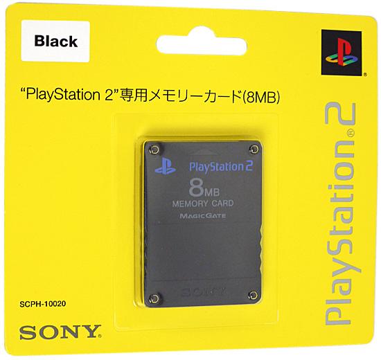 SONY　PS2用メモリーカード(8MB) ブラック　SCPH-10020 商品画像1：オンラインショップ　エクセラー