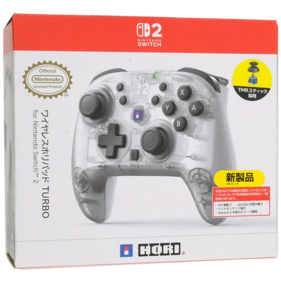 HORI　ワイヤレスホリパッド TURBO for Nintendo Switch 2 NSX-132　フロスト･･･