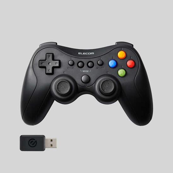 ELECOM　GAMING 無線 FPS ゲームパッド GP50S　JC-GP50SVBK　ブラック