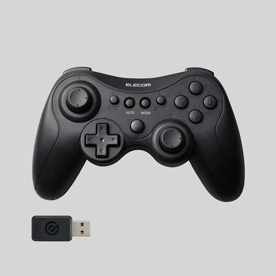 ELECOM　GAMING 無線 スタンダード ゲームパッド GP40X　JC-GP40XBK　ブラッ･･･