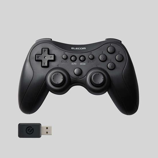 ELECOM　GAMING 無線 スタンダード ゲームパッド GP40S　JC-GP40SBK　ブラッ･･･