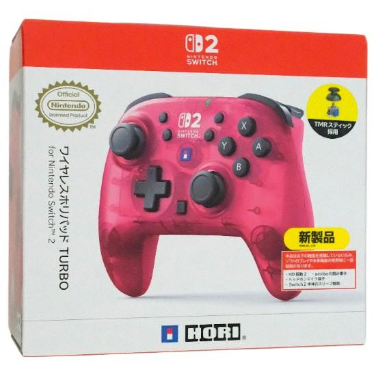 HORI　ワイヤレスホリパッド TURBO for Nintendo Switch 2　NSX-134　ルビー･･･