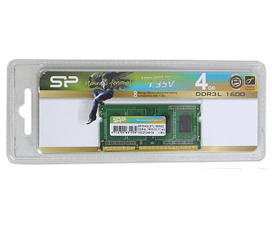 Silicon Power　ノート用 SP004GLSTU160N02　SODIMM DDR3L PC3-1600 PC3-1280･･･