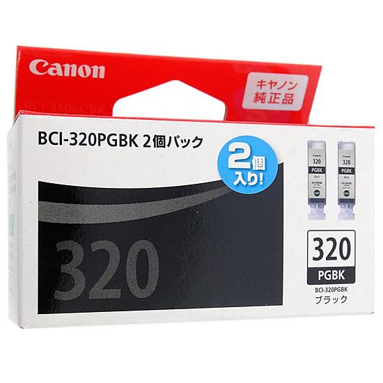 CANON　インクカートリッジ BCI-320PGBK2P　ブラック