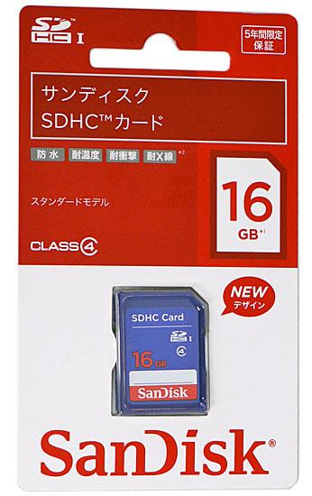 SanDisk　SDHCメモリカード SDSDB-016G-J35U　16GB 商品画像1：オンラインショップ　エクセラー