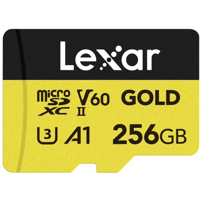 Lexar Professional Gold MicroSDXCカード UHS-II C10 U3 V60 A1 フルHD 4K UHD 最大280MB/s  LMSGOLD256G-BNNNG 商品画像1：FAST-Online