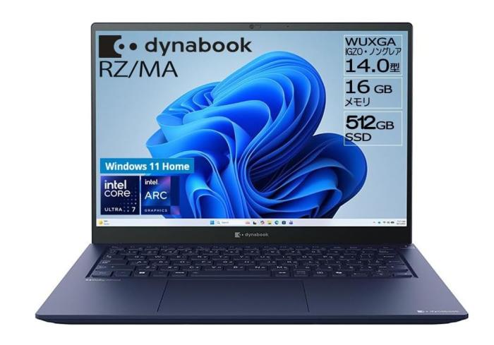 �V�i���J����dynabook RZ/MA Core Ultra 7 155H�E16GB�������E512GB SSD�E14�^WUXGA�EOffice���� W6RZMA7BBL [�_�[�N�e�b�N�u���[]