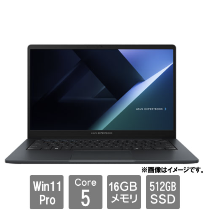 �V�i���J���� ASUS ExpertBook B1  (Core 5 120U/16GB/SSD 512GB/Win11 Pro/14.0�^/�w��F��/Office��/�W�F���g���O���[ B1403CVA-S60725X