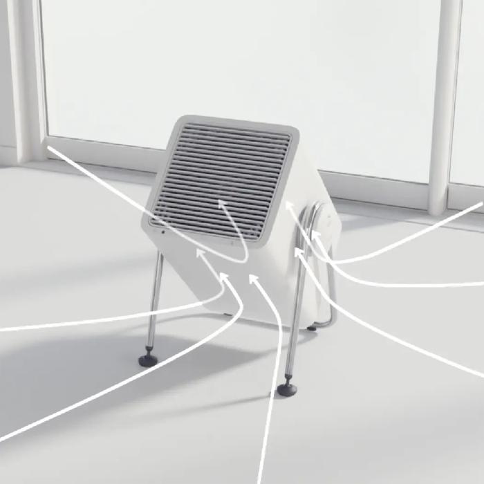 空気清浄機 Silky Wind Clean [ダークグレー] 9YYA63RH82 商品画像13：激震クリック堂