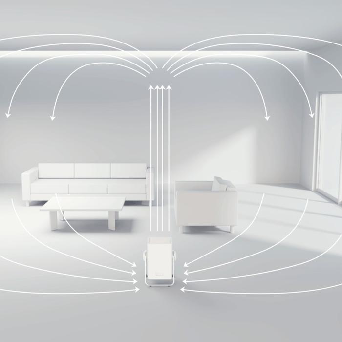 空気清浄機 Silky Wind Clean [ダークグレー] 9YYA63RH82 商品画像14：激震クリック堂