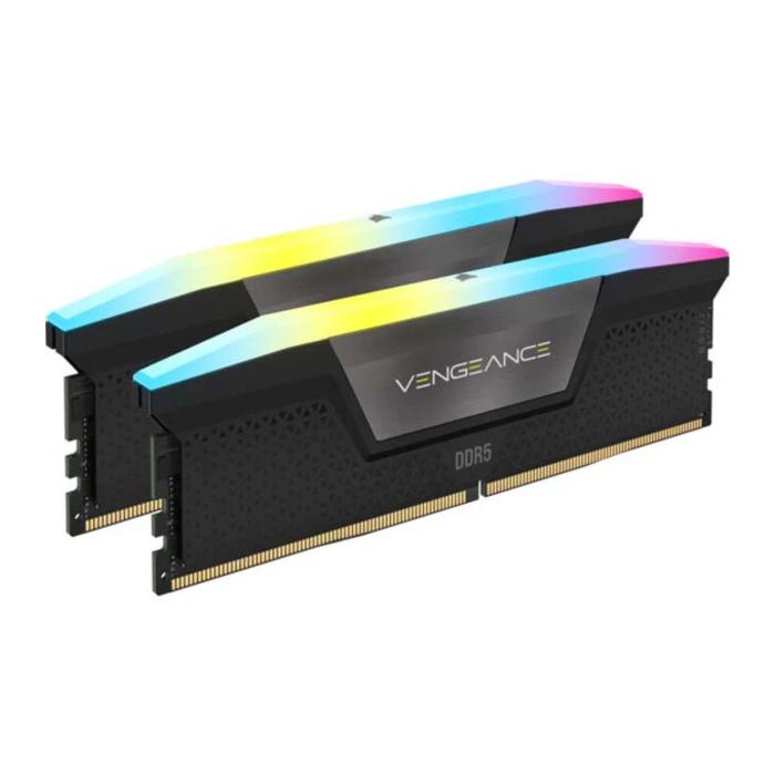 Corsair VENGEANCE RGB 32GB(16GBx2) DDR5 6400MHz(PC5-51200) CMH32GX5M2B6400C32 [DDR5 PC5-51200 16GB 2枚組] デスクトップ用メモリ MM8387 商品画像2：パソコンパーツのグラプラス