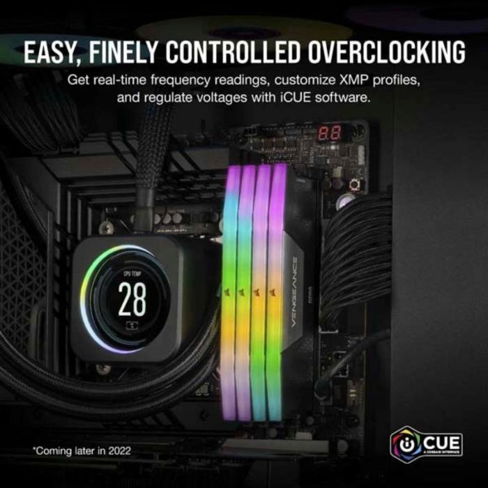Corsair VENGEANCE RGB 32GB(16GBx2) DDR5 6400MHz(PC5-51200) CMH32GX5M2B6400C32 [DDR5 PC5-51200 16GB 2枚組] デスクトップ用メモリ MM8387 商品画像7：パソコンパーツのグラプラス