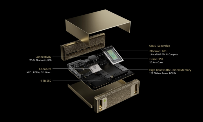 NVIDIA DGX Spark ENDGX-SPARK01R AI スーパーコンピューター 商品画像2：パソコンパーツのグラプラス