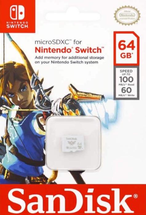 microSDXCカード for Nintendo Switch 64GB SDSQXAT-064G-GNCZN ゆうパケット 商品画像1：hitmarket