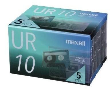 マクセル オーディオカセットテープ UR-10N5P ノーマル 10分 (5巻パック)