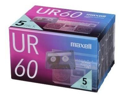 マクセル オーディオカセットテープ UR-60N5P ノーマル 60分 (5巻パック)